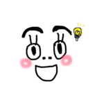 顔#よく使うと思う（個別スタンプ：40）