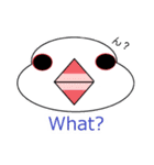 ちょっとキモい白文鳥のスタンプ（個別スタンプ：13）