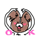愛犬リンといちのゆるゆるスタンプ（個別スタンプ：25）