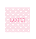 LOTTI  スタンプ  ※Thanks  Forever（個別スタンプ：3）