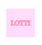 LOTTI  スタンプ  ※Thanks  Forever（個別スタンプ：4）