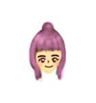 いろんなヘアスタイル楽しんでね☆（個別スタンプ：9）