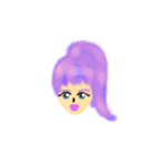 いろんなヘアスタイル楽しんでね☆（個別スタンプ：17）