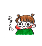 女の子ママ向けむすめちゃんのスタンプ（個別スタンプ：3）