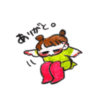 女の子ママ向けむすめちゃんのスタンプ（個別スタンプ：10）