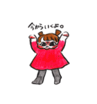 女の子ママ向けむすめちゃんのスタンプ（個別スタンプ：35）