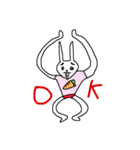可愛くなりたいうさぎ（個別スタンプ：1）