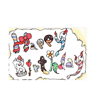 メッセージカードみたいなスタンプ達（個別スタンプ：13）