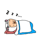 パンダ人の生活1日目（個別スタンプ：2）