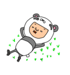 パンダ人の生活1日目（個別スタンプ：32）