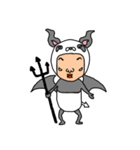 パンダ人の生活1日目（個別スタンプ：40）