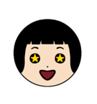 まんまるおかっぱちゃん喜怒哀楽スタンプ（個別スタンプ：36）