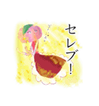 和菓子シリーズ 桜餅ママの春スタンプ（個別スタンプ：22）