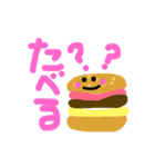 バーガーちゃん（個別スタンプ：4）