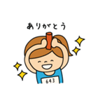 【女子】陸上部あるある（個別スタンプ：18）