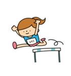 【女子】陸上部あるある（個別スタンプ：24）