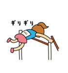 【女子】陸上部あるある（個別スタンプ：25）