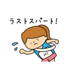 【女子】陸上部あるある（個別スタンプ：36）