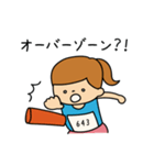 【女子】陸上部あるある（個別スタンプ：37）
