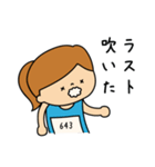 【女子】陸上部あるある（個別スタンプ：38）