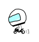 バイク乗りのメットくん（個別スタンプ：26）