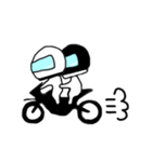 バイク乗りのメットくん（個別スタンプ：28）