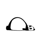 溶けそうなパンダ（個別スタンプ：40）
