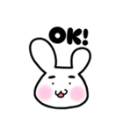 【まゆうさ】眉毛が可愛いうさぎたち（個別スタンプ：2）