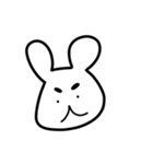 【まゆうさ】眉毛が可愛いうさぎたち（個別スタンプ：17）