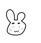 【まゆうさ】眉毛が可愛いうさぎたち（個別スタンプ：18）