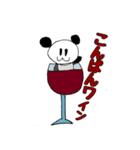 ぱんだぴの飲み物だじゃれ（個別スタンプ：5）