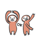 なまけていないなまけもの（個別スタンプ：13）