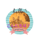 可愛い！動物のスタンプ（個別スタンプ：1）