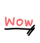 英語で感情！！（個別スタンプ：5）