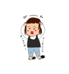 ムスメの日常  第2弾 おともだちできたよ（個別スタンプ：34）