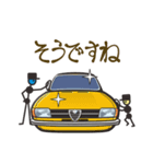 くるまをみがくひと（70’s外車3）（個別スタンプ：1）