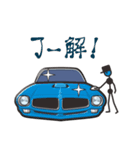 くるまをみがくひと（70’s外車3）（個別スタンプ：2）