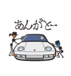 くるまをみがくひと（70’s外車3）（個別スタンプ：3）