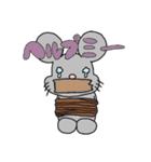 白目アニマル1（個別スタンプ：20）