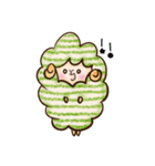 ゆるいカラフルひつじさん★（個別スタンプ：3）