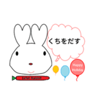 Color Rabbit イディオム（個別スタンプ：6）