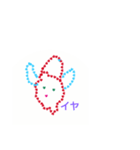 ハートのミニちゃん1（個別スタンプ：2）