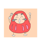 ダルマ。（個別スタンプ：5）