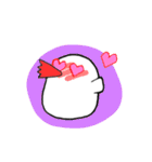 マシュマロのもこもこ ごちゃまぜ版（個別スタンプ：3）