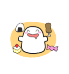 マシュマロのもこもこ ごちゃまぜ版（個別スタンプ：14）
