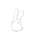 ゆるうさぎ。（個別スタンプ：1）