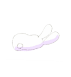 ゆるうさぎ。（個別スタンプ：5）