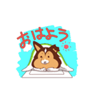 アホの子シェルティーぽんぬ（個別スタンプ：1）
