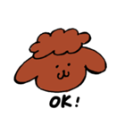 ゆる〜いトイプー（個別スタンプ：1）