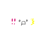 使えるふきだし顔文字(*^^*)（個別スタンプ：13）